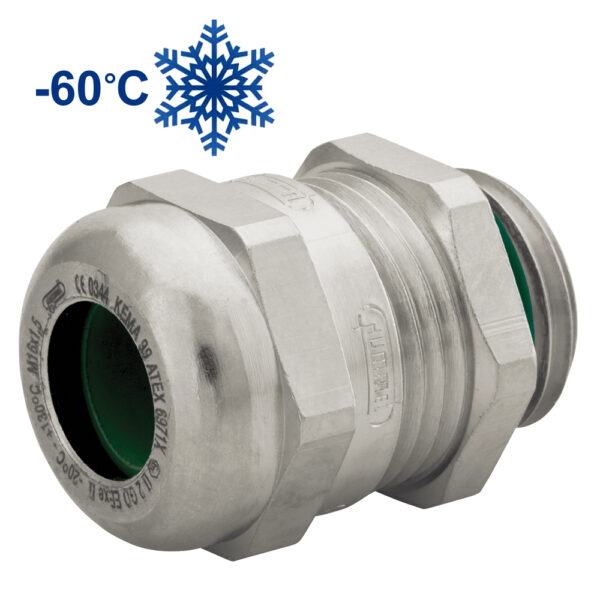 Ex-e PG 11 303 Stainless Steel Low Temp Reduced Dome Cable Gland | Cord Grip | Strain Relief CC11AR-SX