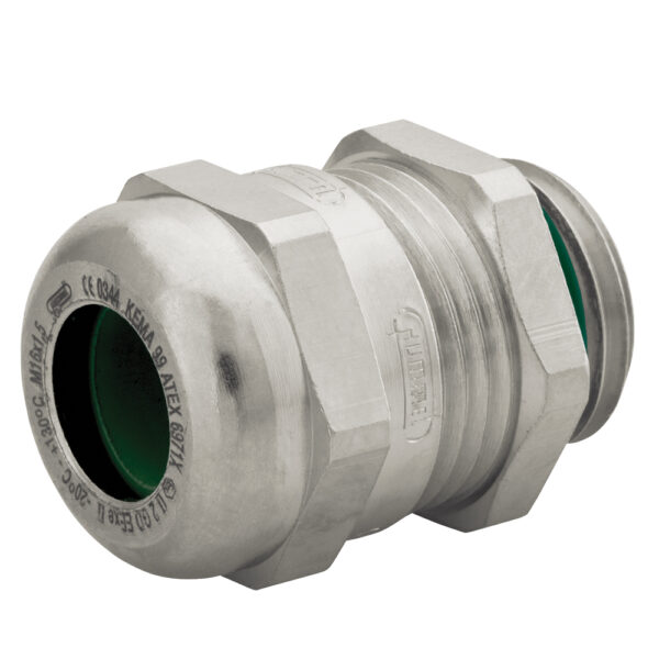 Ex-e PG 7 303 Stainless Steel PVDF Spline FKM Insert Standard Dome Cable Gland | Cord Grip | Strain Relief CD07AA-SX-V