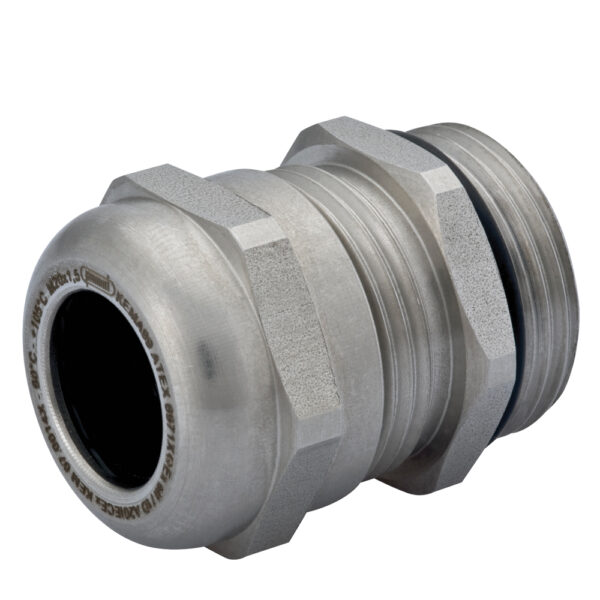 Ex-e PG 13 / 13.5 303 Stainless Steel Nylon Spline Buna-N Insert Standard Dome Cable Gland | Cord Grip | Strain Relief CD13AA-SX
