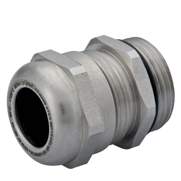 Ex-e PG 16 303 Stainless Steel Nylon Spline Buna-N Insert Reduced Dome Cable Gland | Cord Grip | Strain Relief CD16AR-SX