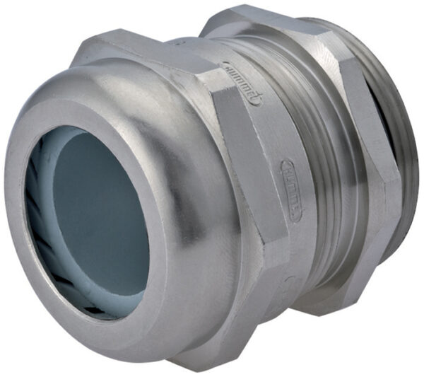 Ex-e M16 x 1.5 Nickel Plated Brass Reduced Dome Cable Gland | Cord Grip | Strain Relief CD17MR-MX