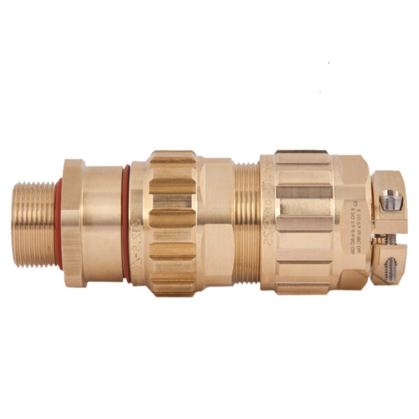 EXIOS W/Clamp-Dual Certified Ex-de or Ex-d/Ex-e Cable Gland 3/8"NPT