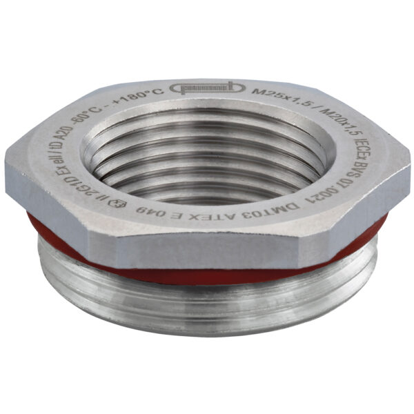 303 Stainless Steel M50 x 1.5 to M25 x 1.5 Reducer | RM-5025-SX-S