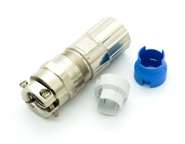 Straight Connector Clamp EMI / RFI Female Thread for Cable 7-12 mm | S7.196.500.000