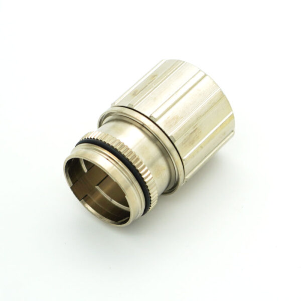 M23 Power Knurled Nut Connector Assembly | Screw-On EMI / RFI Sleeve | Version 2011 | 7.095.L00.103